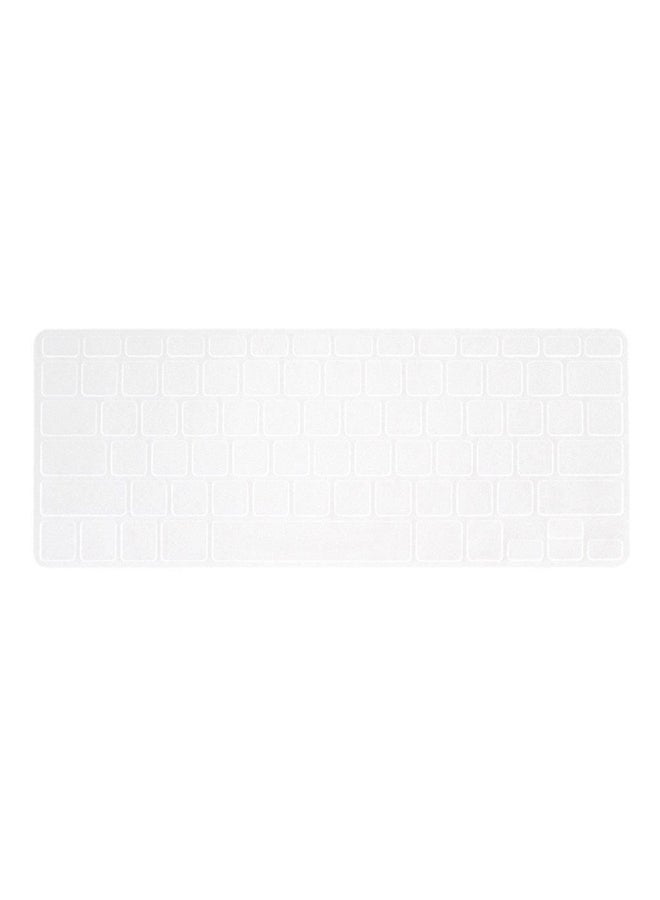 Keyboard Silicone Cover Skin For Macbook Pro 13/15/17 Inch And Macbook Air 13-Inch White  - Image 1