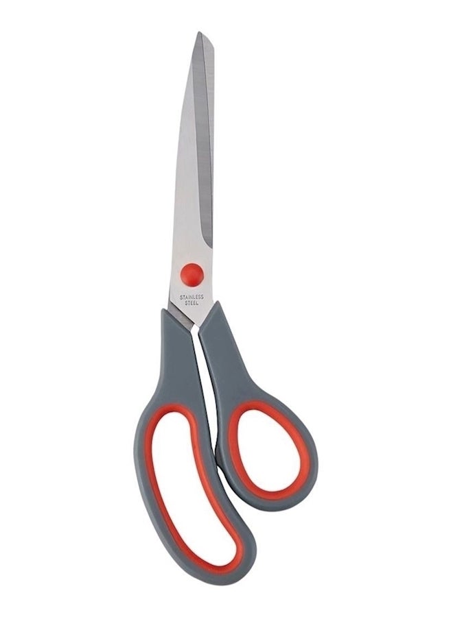 Corrosion Resistant Stainless Steel Cutting Scissor Grey/Red/Silver