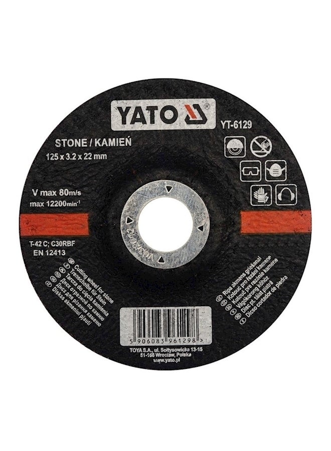 Yato Stone Cutting Disc Black