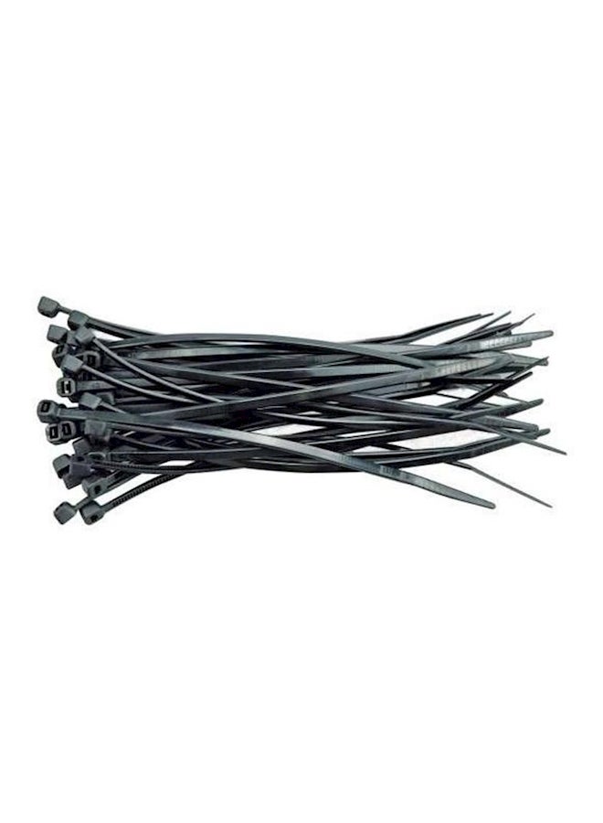 100-Piece Cable Ties Set – 360x4.8mm Black