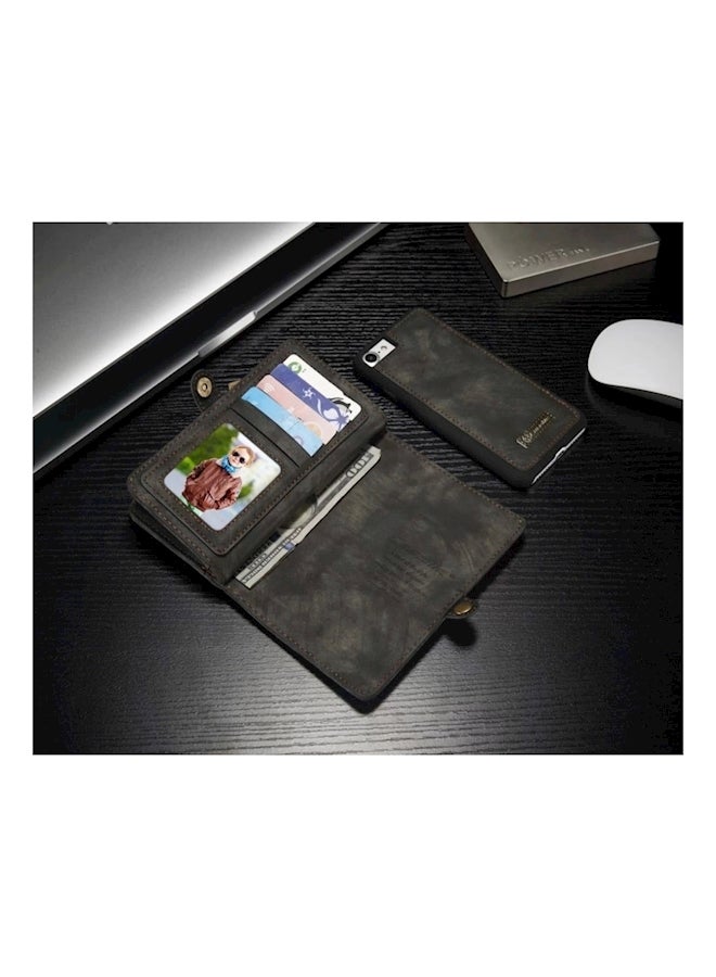 Flip Case Cover For Apple iPhone 6S Black