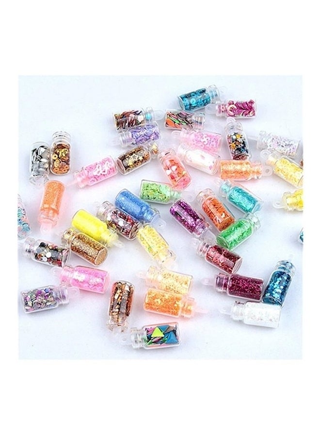 48 Boxes 3D Laser Nail Art Tip Sticker Multicolour - Image 3