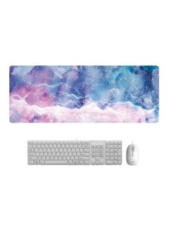 Extended Mat For Keyboard And Mouse Blue/Purple/Pink