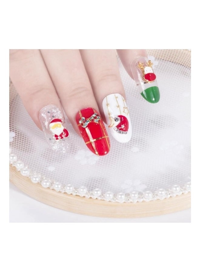 Snowflake Bell Nail Art Multicolour - Image 1
