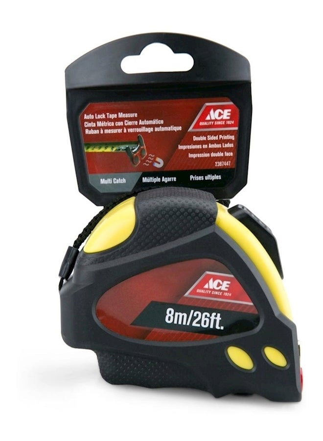 ACE Pocket Measuring Tape Black/Yellow 