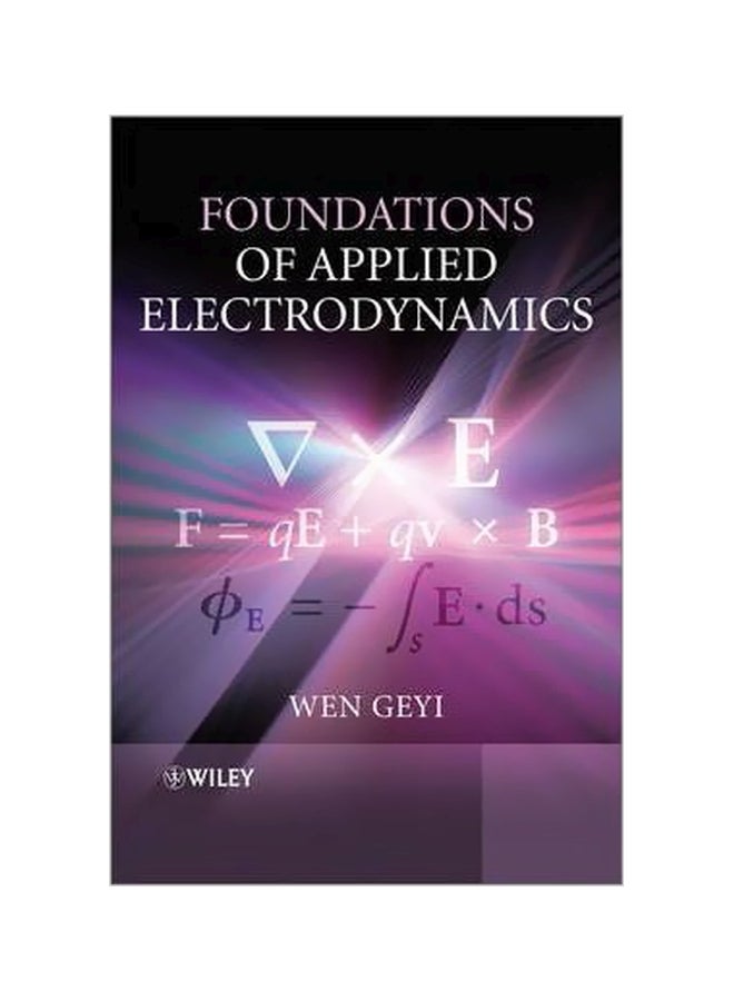 null - Foundations Of Applied Electrodynamics Hardcover English by Geyi Wen - 13 July 2010 - Image 1