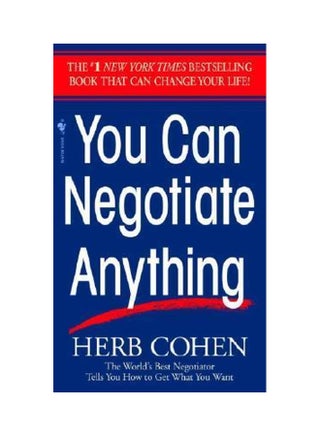You Can Negotiate Anything Paperback English by Herb Cohen - 1-Feb-89 - v1560700829/N26830990A_1