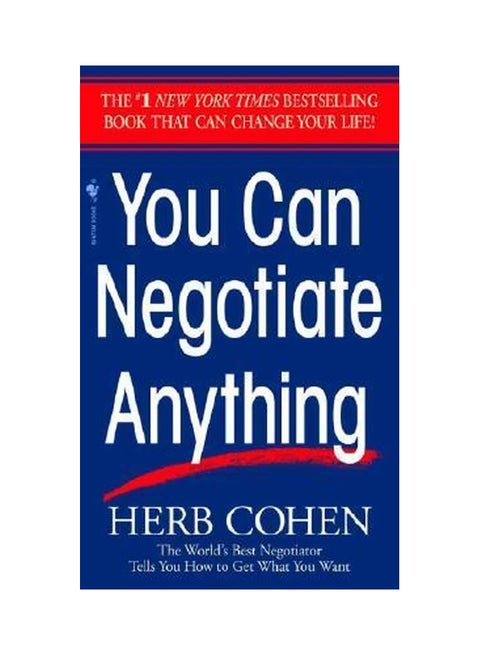 You Can Negotiate Anything Paperback English by Herb Cohen - 1-Feb-89