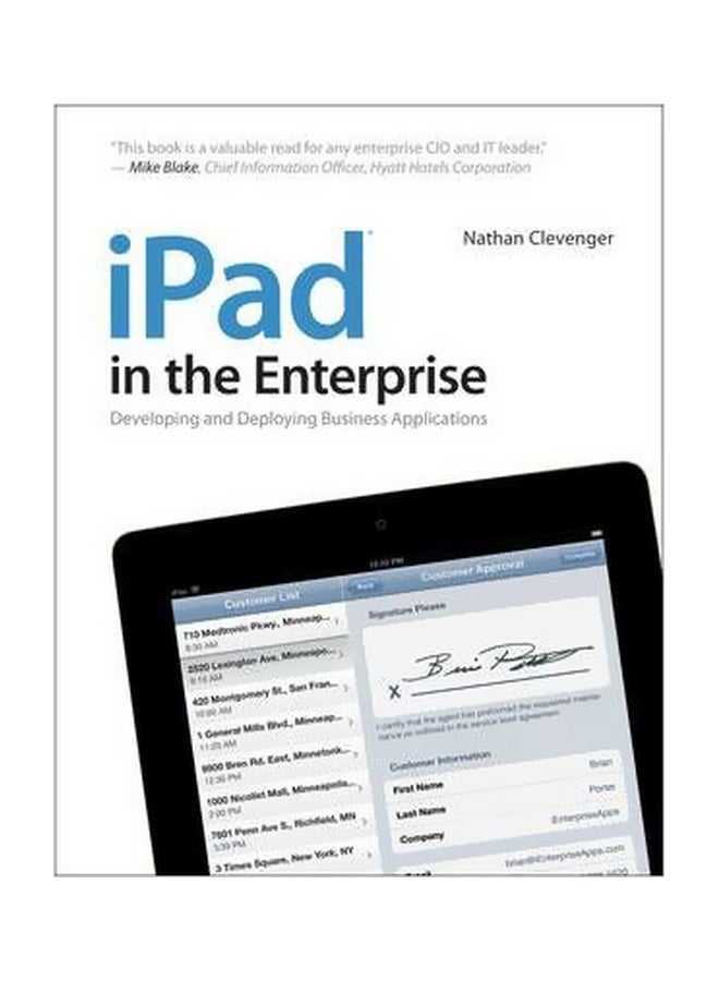 ipad In The Enterprise: Developing And Deploying Business Applications Paperback English by Nathan Clevenger - 9-Aug-11 