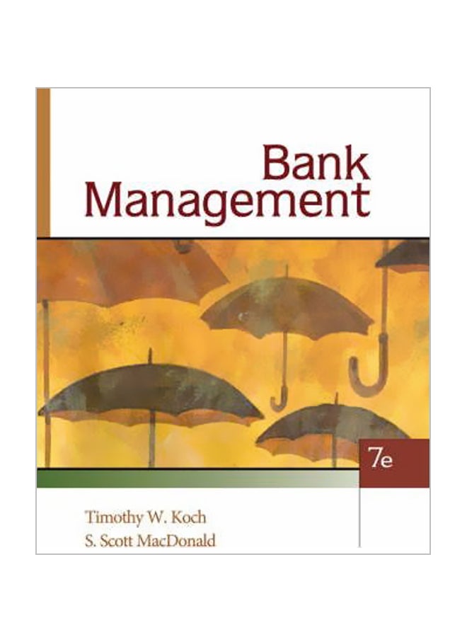 Bank Management Hardcover English by S. MacDonald - 24-Aug-09