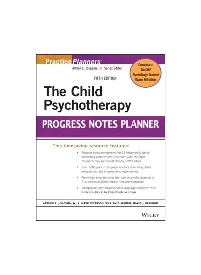 The Child Psychotherapy Progress Notes Planner Paperback English by Arthur E. Jongsma - 16-Jun-14 