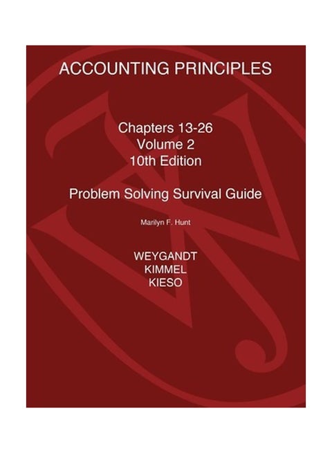 Accounting Principles: Problem Solving Survival Guides Paperback English by Jerry J. Weygandt - 13-Sep-11