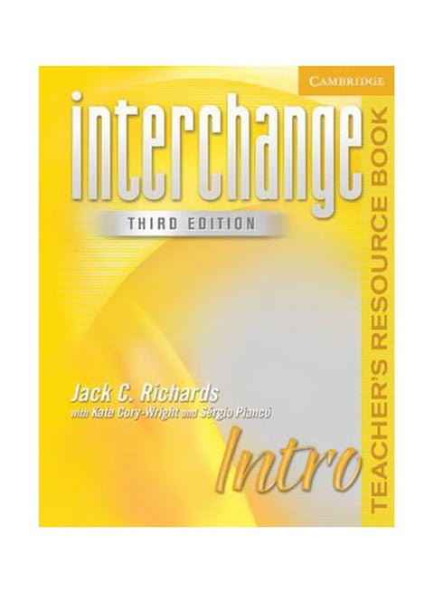 Interchange Intro Teacher's Resource Book Paperback English by Jack C. Richards - 30-Sep-05