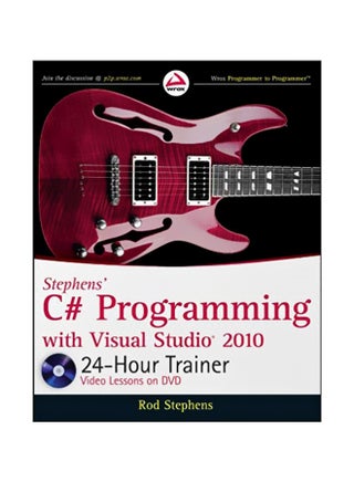 Stephens' C# Programming With Visual Studio 2010 24-Hour Trainer Paperback English by Rod Stephens - 2-Jun-10 - v1560701545/N26835008A_1