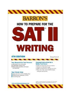 How To Prepare For Sat II Writing paperback english - 24-Dec-04 