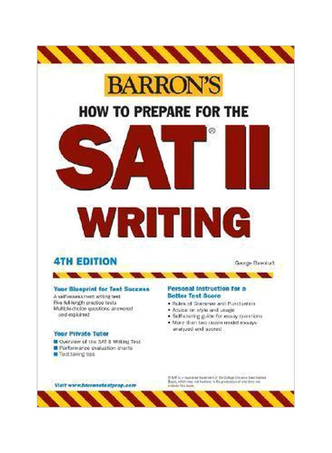 How To Prepare For Sat II Writing paperback english - 24-Dec-04 