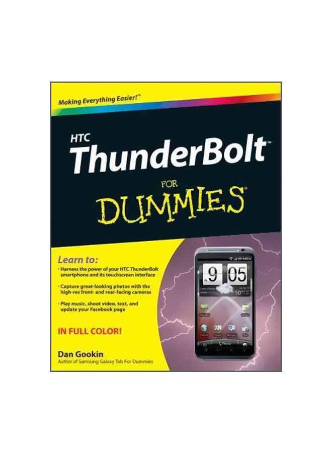 HTC Thunder Bolt For Dummies paperback english - 17-Nov-11 