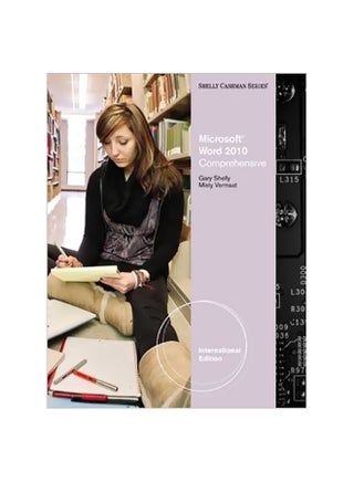 Microsoft Office Word 2010: Comprehensive Paperback English by Gary B. Shelly - 17-Feb-11 - v1560701574/N26835160A_1