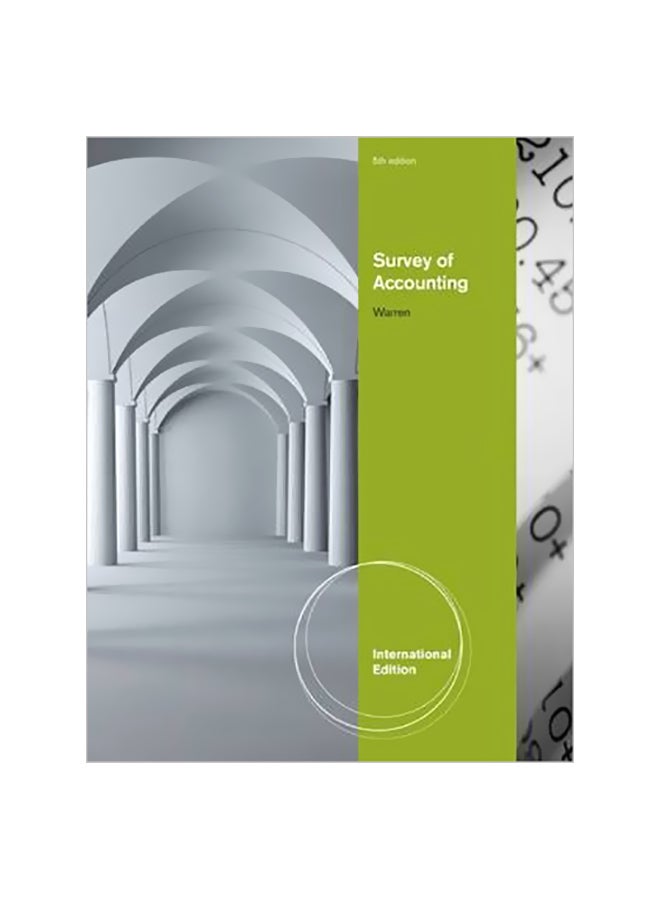 Survey Of Accounting paperback english - 4-Apr-11 