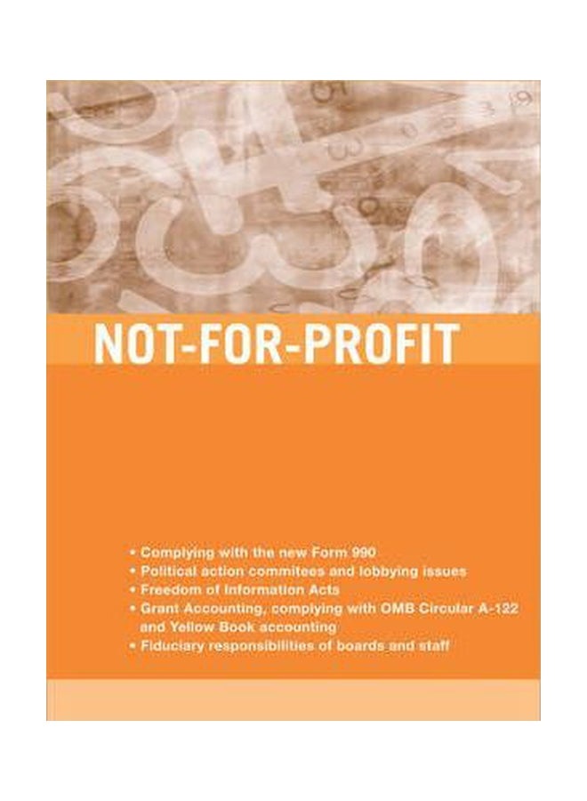 Not-For-Profit Paperback English by Edward J. McMillan - 28-Jun-10 