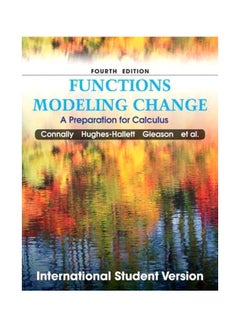 Functions Modeling Change Paperback English by Deborah Hughes-Hallett - 19-Apr-11 