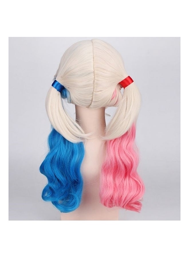 Generic - Harley Quinn Wig Beige/Pink/Blue - Image 1