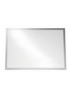 Durable 2-Piece Self­-Adhesive Magnetic Frame Silver 