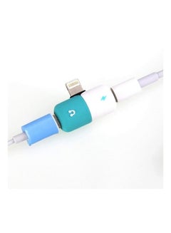 Lightning Audio And Charging Convertible Adapter For Apple iPhone Blue/White