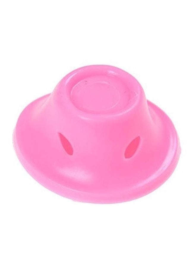 10-Piece Hair Curlers Rollers Set Pink - Image 1