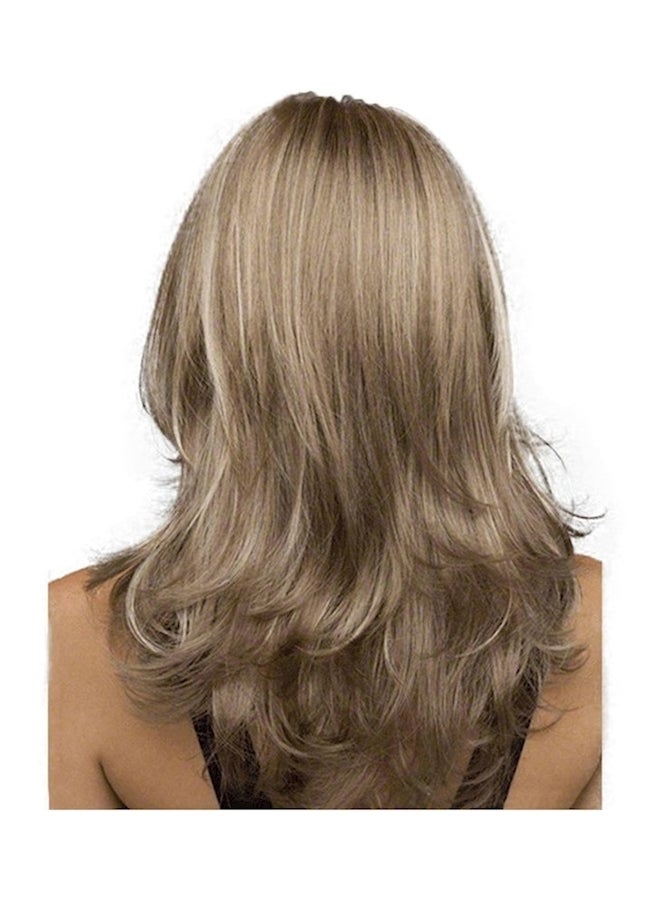 Long Curly Hair Wig Brown - Image 1