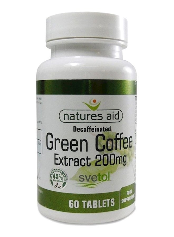 Natures Aid Green Coffee Extract 200 mg - Image 1