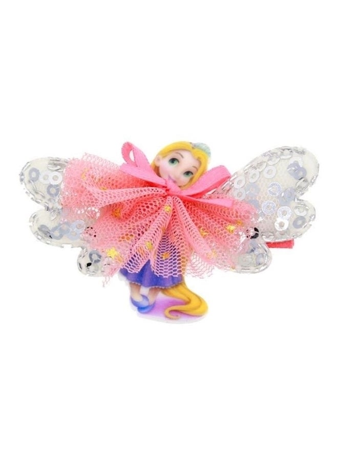 Generic 7-Piece Cartoon Skirt Bow Clips Pink/Yellow/Blue - Image 1