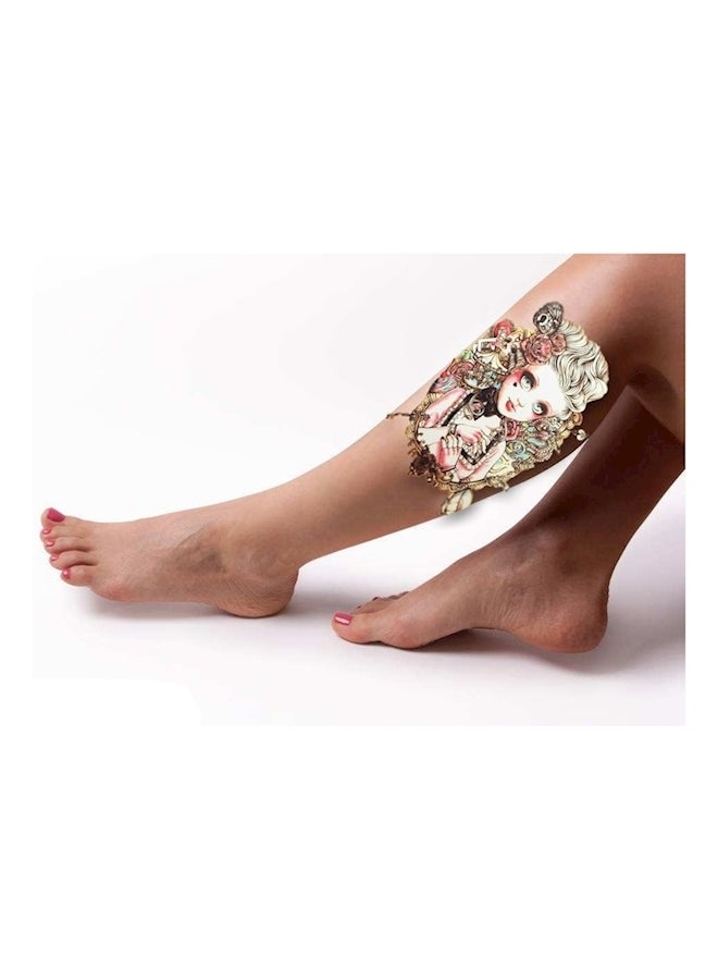 ملصق تاتو مزيف لليد متعدد الألوان - Image 1