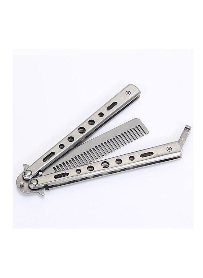 Butterfly Hair Comb Silver - Image 1