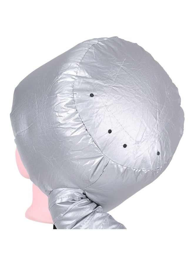 Head Cover For Hot Oil Treatment Silver - Image 1