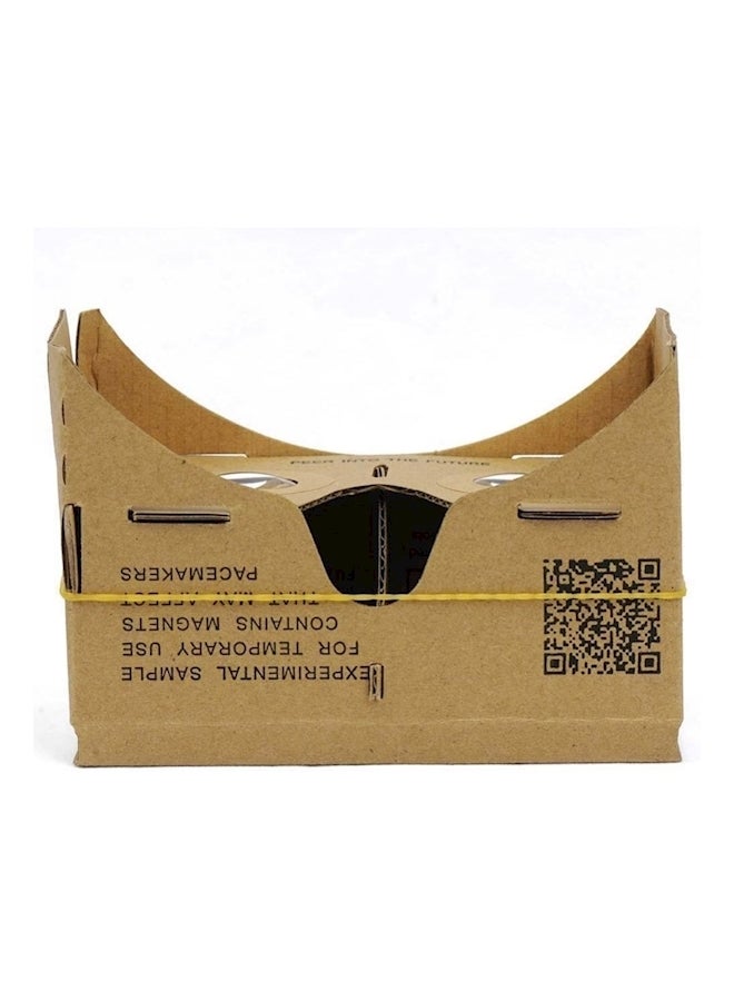 Cardboard VR Box Headset Brown  - Image 1
