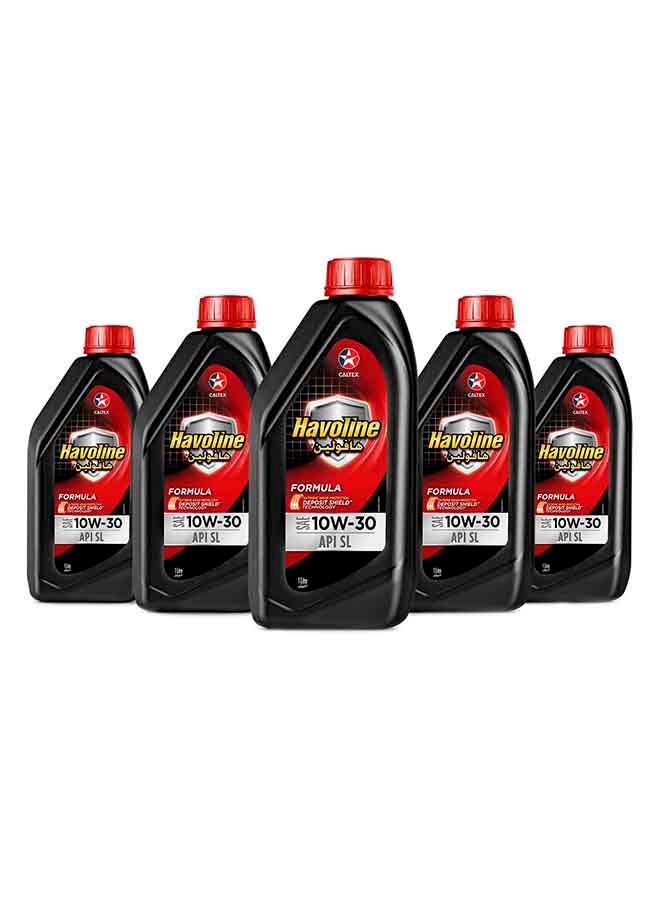 Caltex Formula Caltex 5-Piece Havoline Formula SAE 10W-30 | Best Price KSA | Riyadh ...