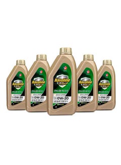 Caltex 5-Piece Havoline ProDS Fully Synthetic ECO 5 SAE 0W-20 