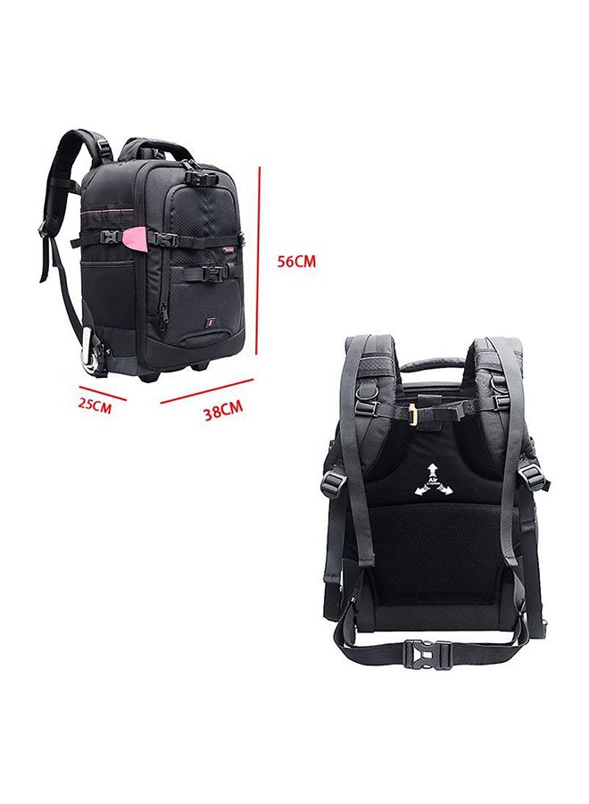 Professional DSLR Camera Trolley Bag Pack Dark Black - v1560755918/N22696497A_2