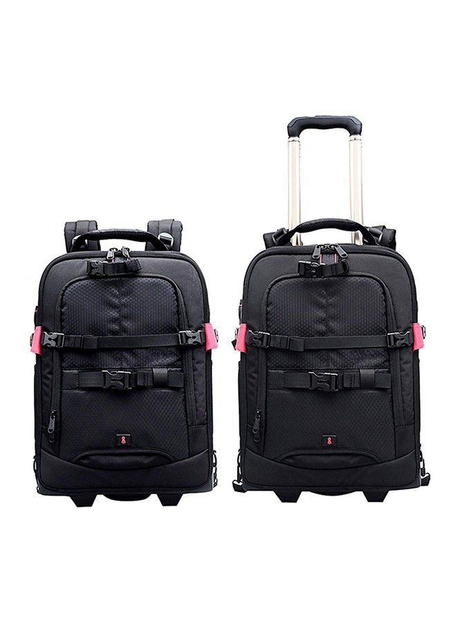 Coopic Professional DSLR Camera Trolley Bag Pack Dark Black  - Image 1
