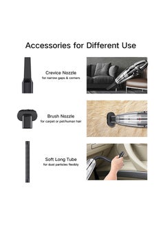 Generic Portable Spare Filter Cyclonic Car Vacuum Cleaner 120 W 447062 Grey  - Image 4