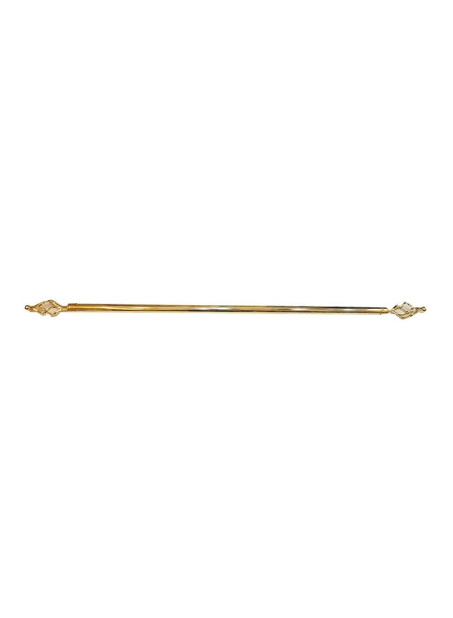 Adjustable Curtain Rod Gold 2x4cm - Image 1