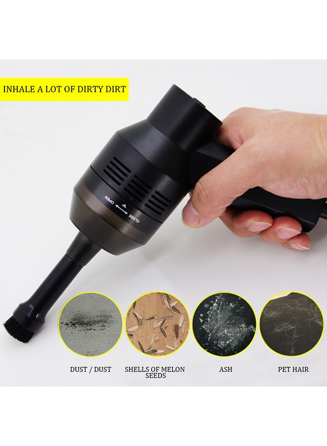 Mini USB Detachable Handheld Vacuum Cleaner 190123 Black - Image 3