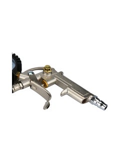 Generic Pistol-Type Air Chuck With Dial Tire Inflator Gauge Flexible Hose  - Image 4