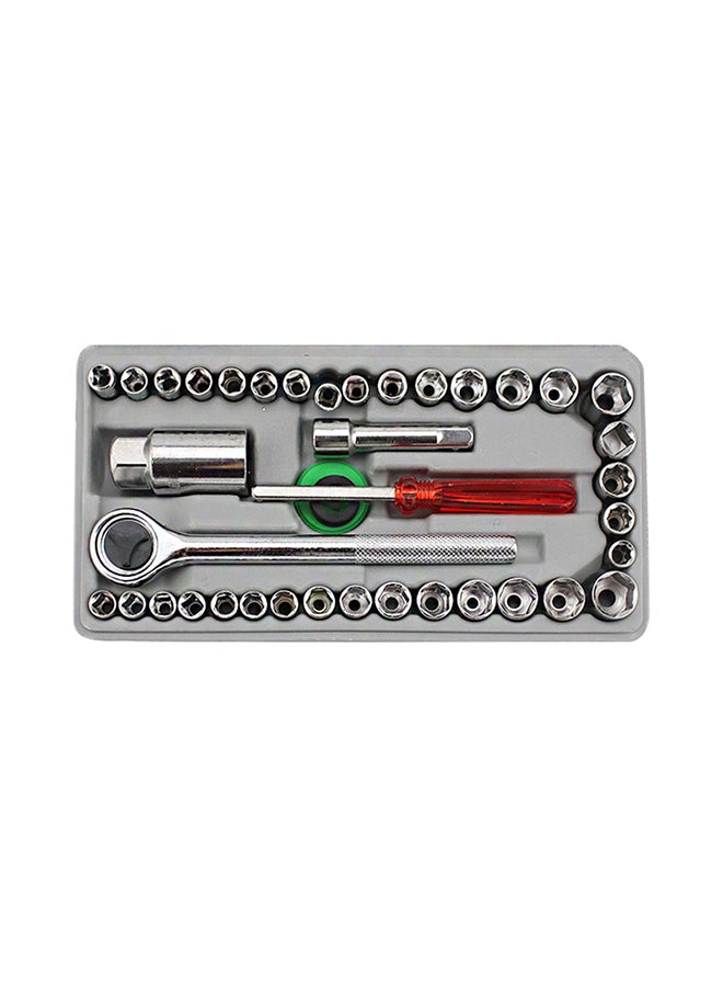Generic 40-Piece Car Repair Tool Socket Set Wrench Combination Handtool  - Image 2