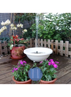 Decdeal 9V 1.5W Solar Panel Powered Fountain Submersible Brushless Water Pump Kit Black  - Image 3