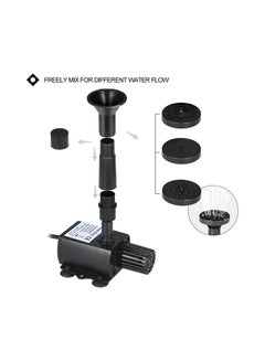 Decdeal 9V 1.5W Solar Panel Powered Fountain Submersible Brushless Water Pump Kit Black  - Image 5