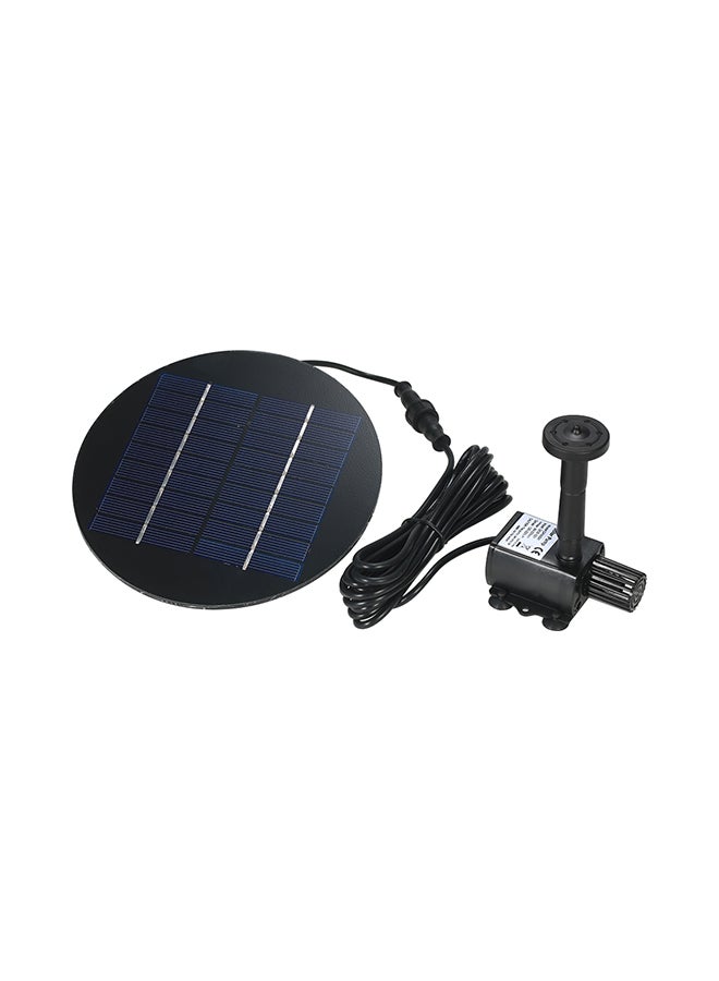 Decdeal 9V 1.5W Solar Panel Powered Fountain Submersible Brushless Water Pump Kit Black  - Image 1