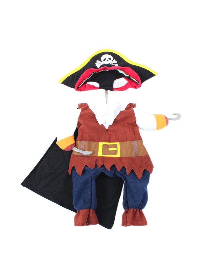 Generic Pet Cat Dog Pirate Corsair Costume Suit Apparel Multicolour Lyard  - Image 1