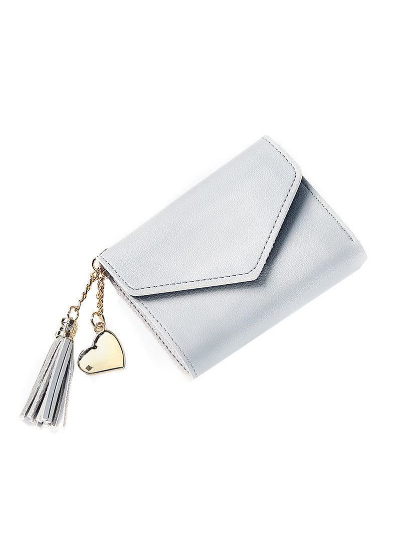 Generic - Short Tassel Wallet Grey - Image 1
